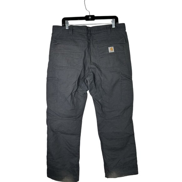Carhartt Men's Pants Full Swing Relaxed Fit 36x30 Dark Gray Carpenter's Utility - Picture 2 of 16